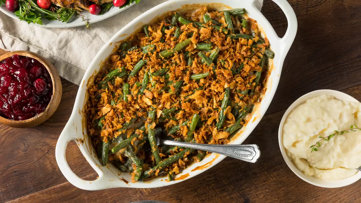 Heart Healthy Green Bean Casserole