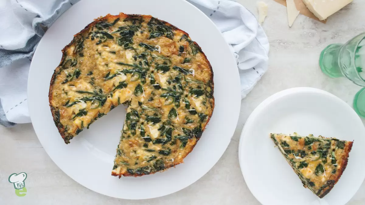 Heart Healthy Quinoa Spinach Quiche