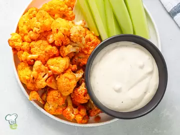 Air Fryer Buffalo Cauliflower