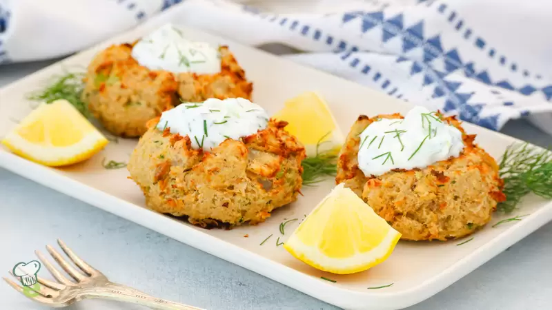 Heart Healthy Air Fryer Salmon Cakes
