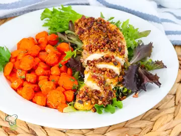 Air Fryer Pecan Crusted Chicken
