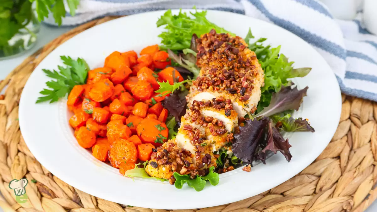 Heart Healthy Air Fryer Pecan Crusted Chicken
