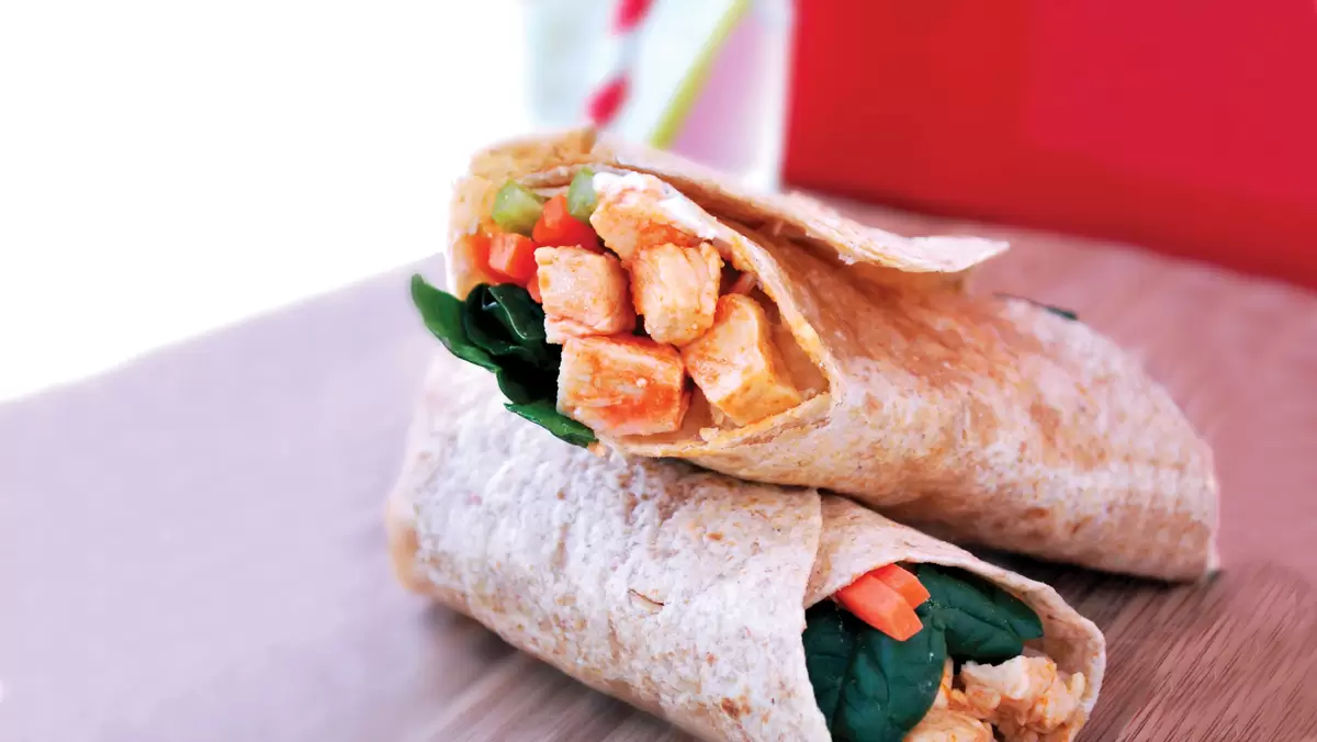 Heart Healthy Buffalo Chicken Wrap