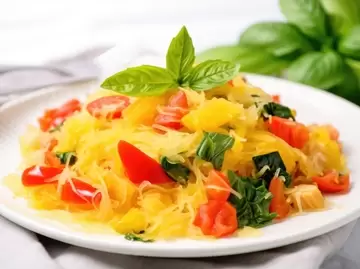 Garlic Spaghetti Squash