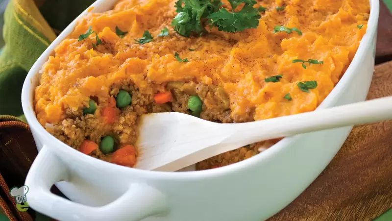 Heart Healthy Sweet Potato Shepherd’s Pie