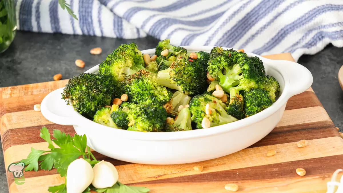 Heart Healthy Air Fryer Garlic Broccoli