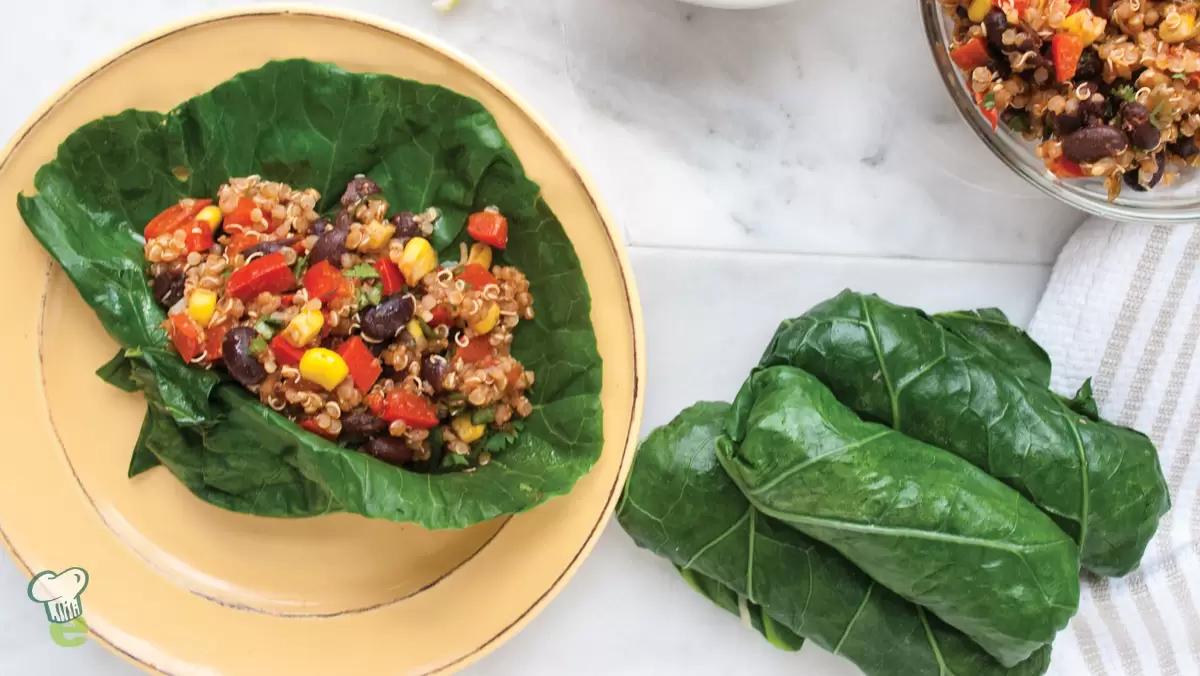 Heart Healthy Swiss Chard Wraps