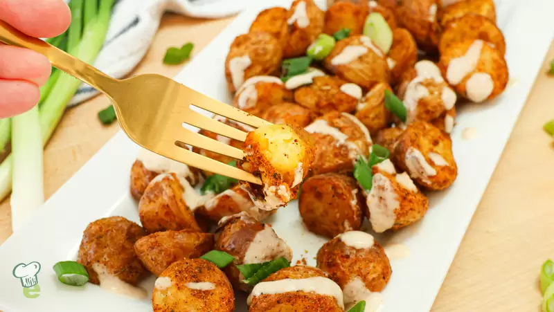 Heart Healthy Air Fryer Bang Bang Potatoes