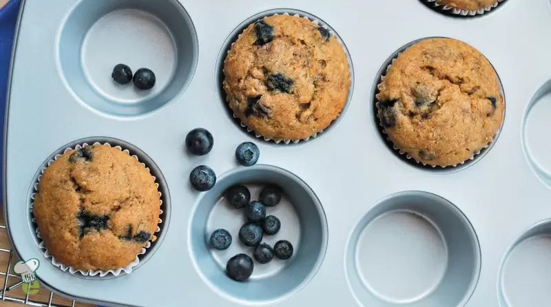 Heart Healthy Blueberry Muffins