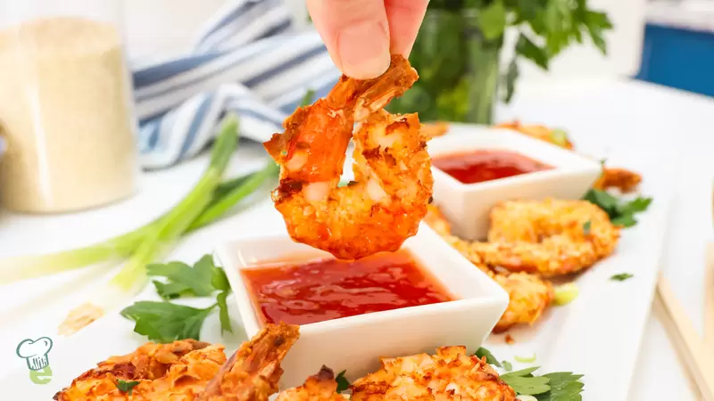 Heart Healthy Air Fryer Coconut Shrimp