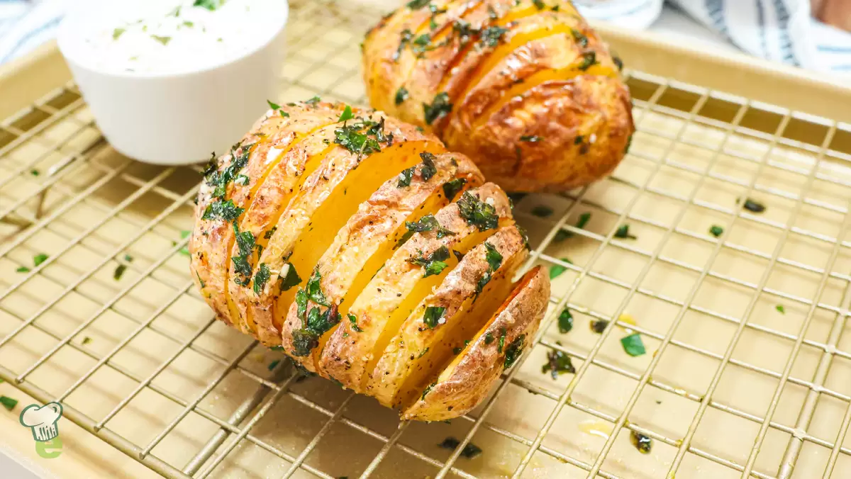 Heart Healthy Hasselback Potatoes