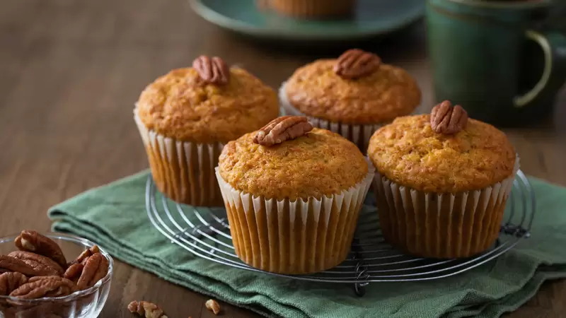 GLP-1 Pecan Muffins