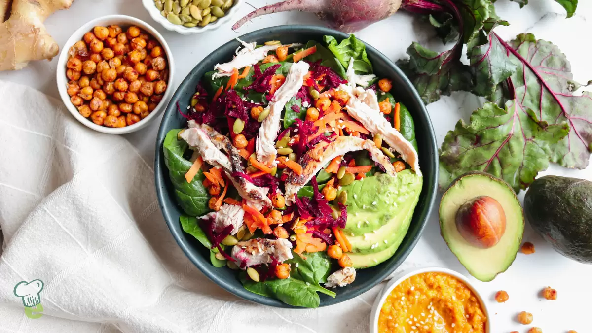 GLP-1 Grilled Chicken Salad