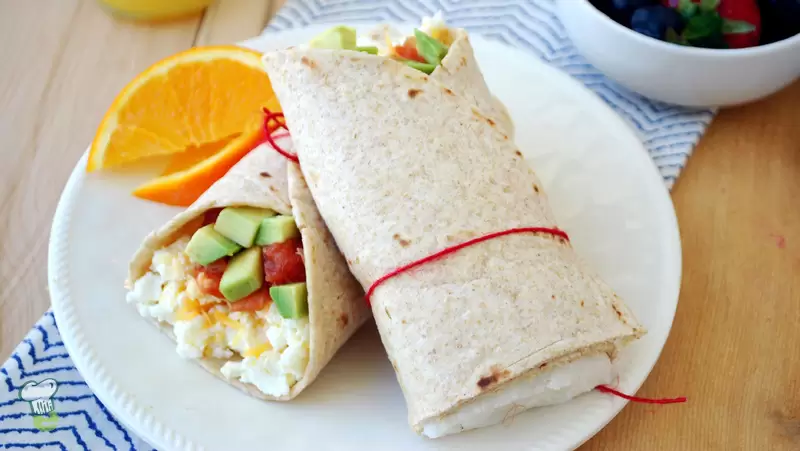 Heart Healthy Breakfast Burrito