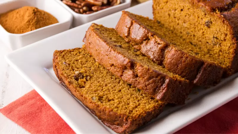 Heart Healthy Easy Pumpkin Bread