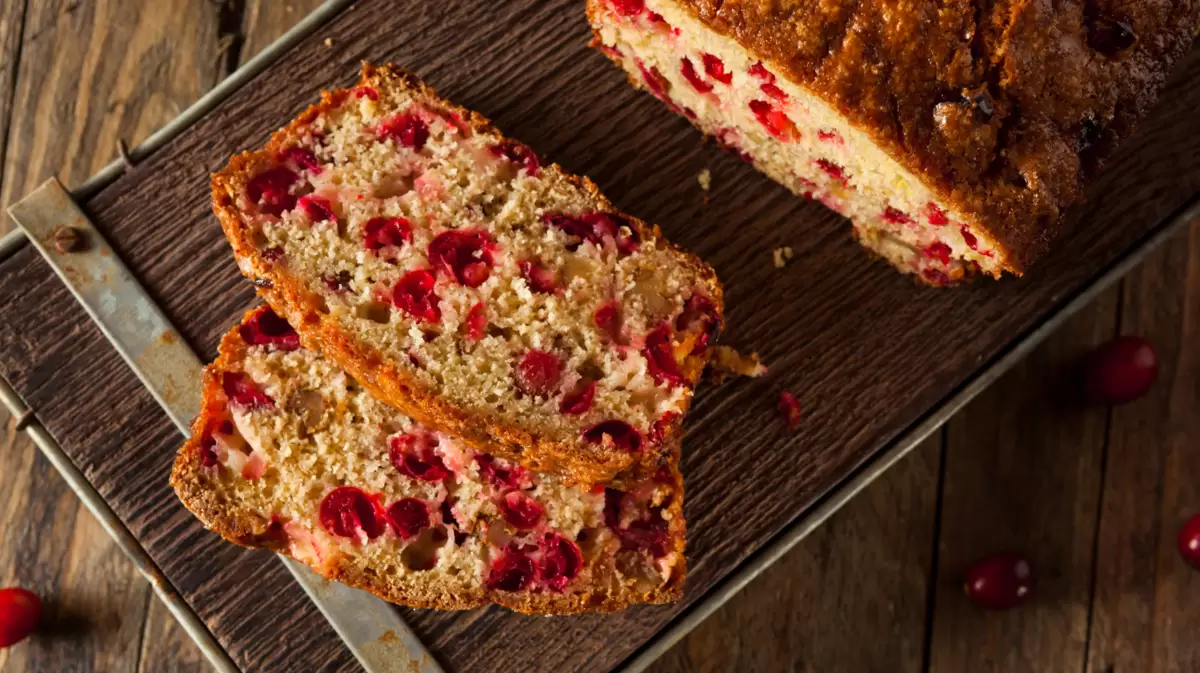 Heart Healthy Cranberry Nut Bread