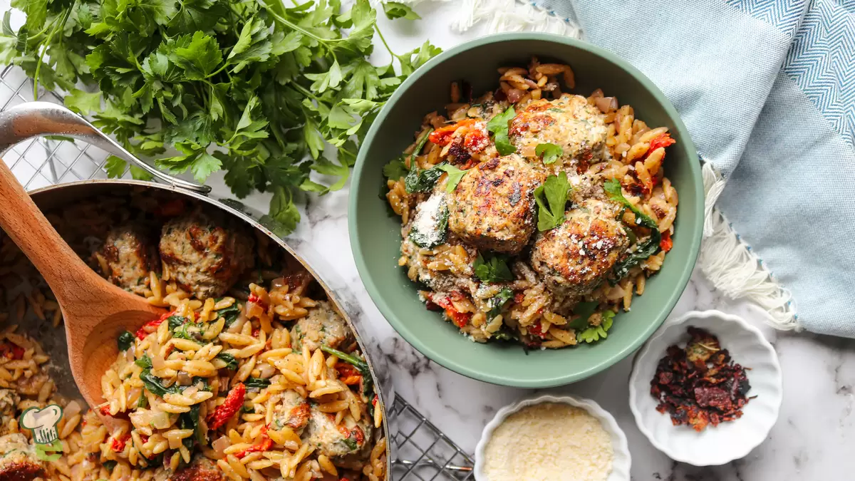 Mediterranean Chicken Meatballs