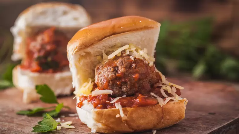 Heart Healthy Meatball Sliders