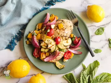 Mediterranean Sheet Pan Chicken