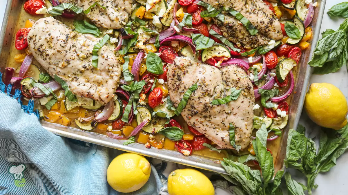 Mediterranean Sheet Pan Chicken