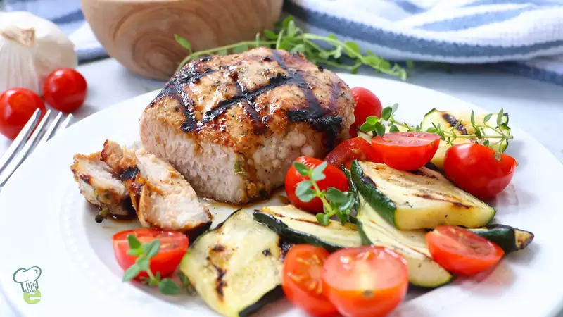 Grilled Boneless Pork Loin Chops