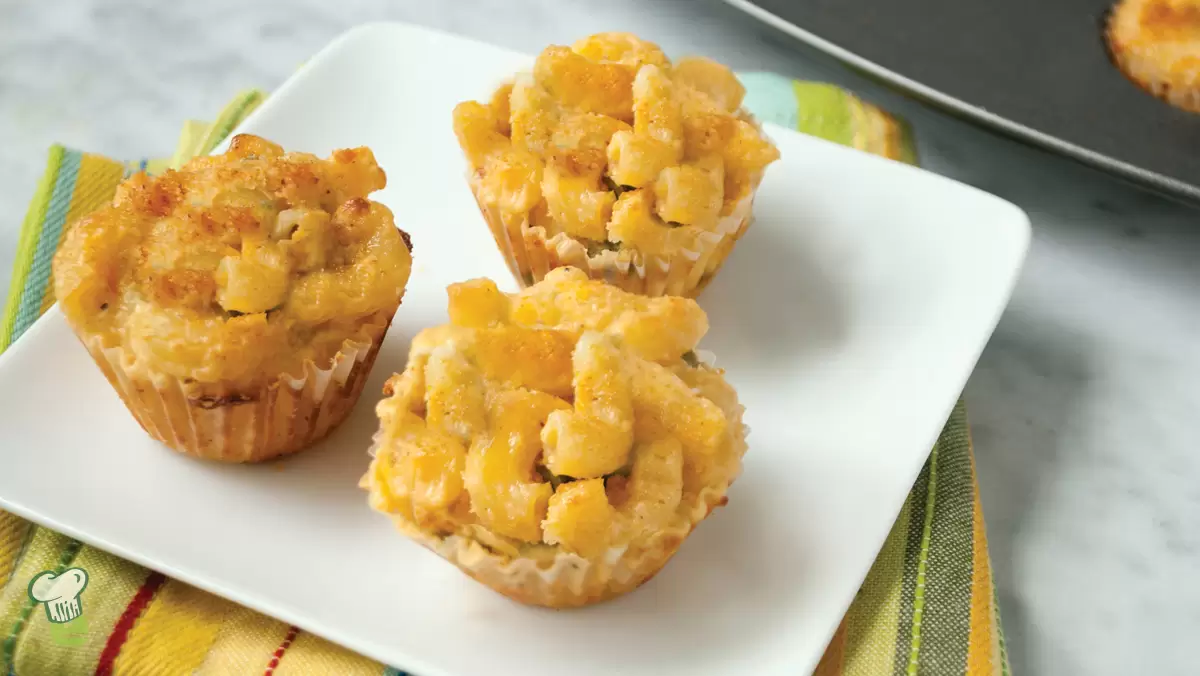 Heart Healthy Mac and Cheese Bites