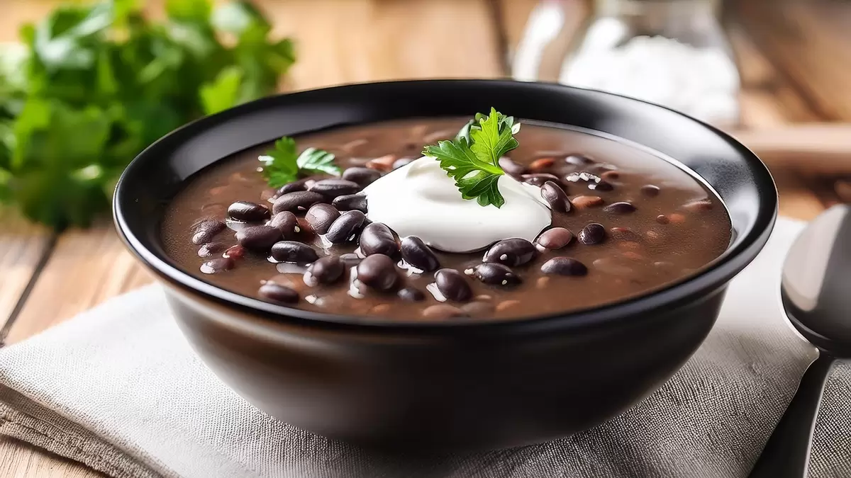 Heart  Healthy Black Bean Soup