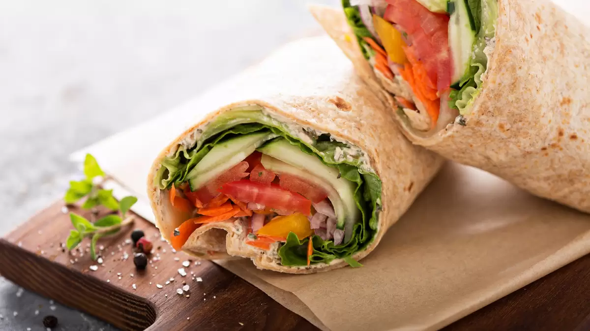 Heart Healthy Veggie Wrap