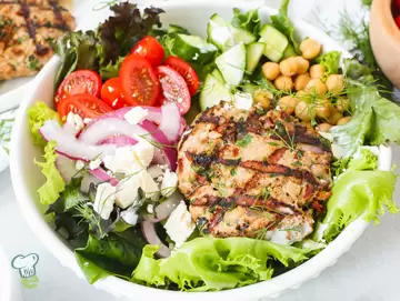Greek Burger Bowl