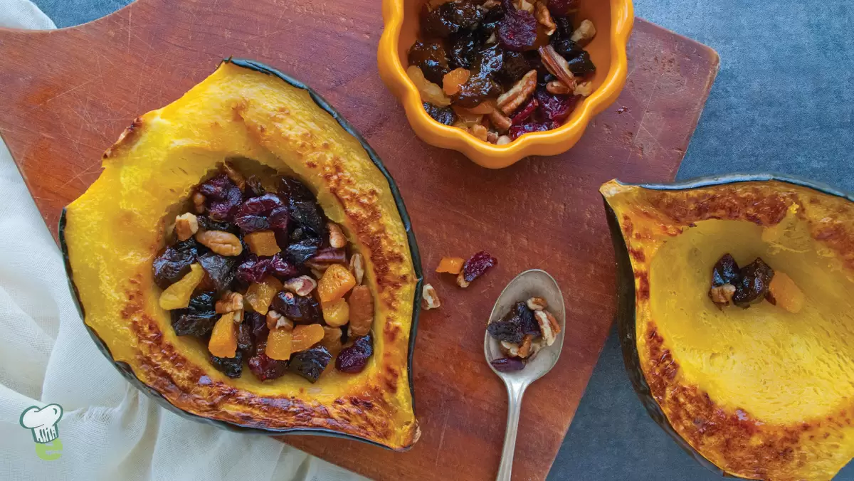 Heart Healthy Baked Acorn Squash