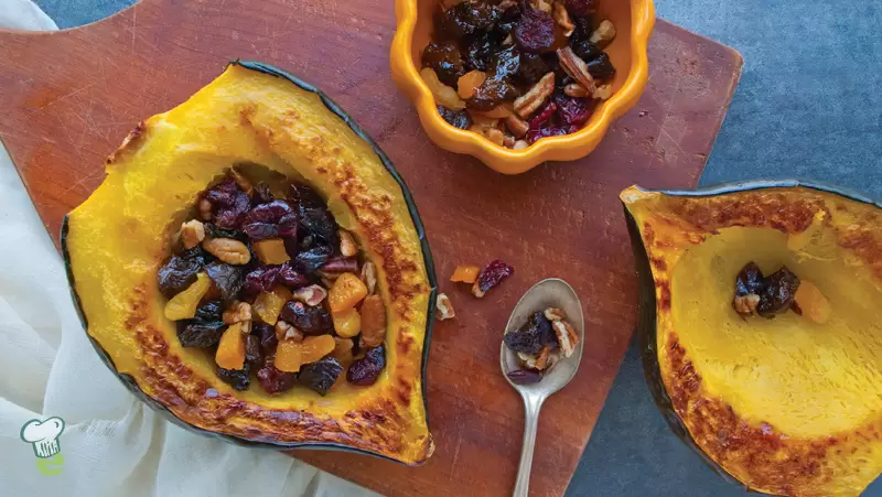 Heart Healthy Baked Acorn Squash