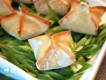 Baked Crab Won Tons