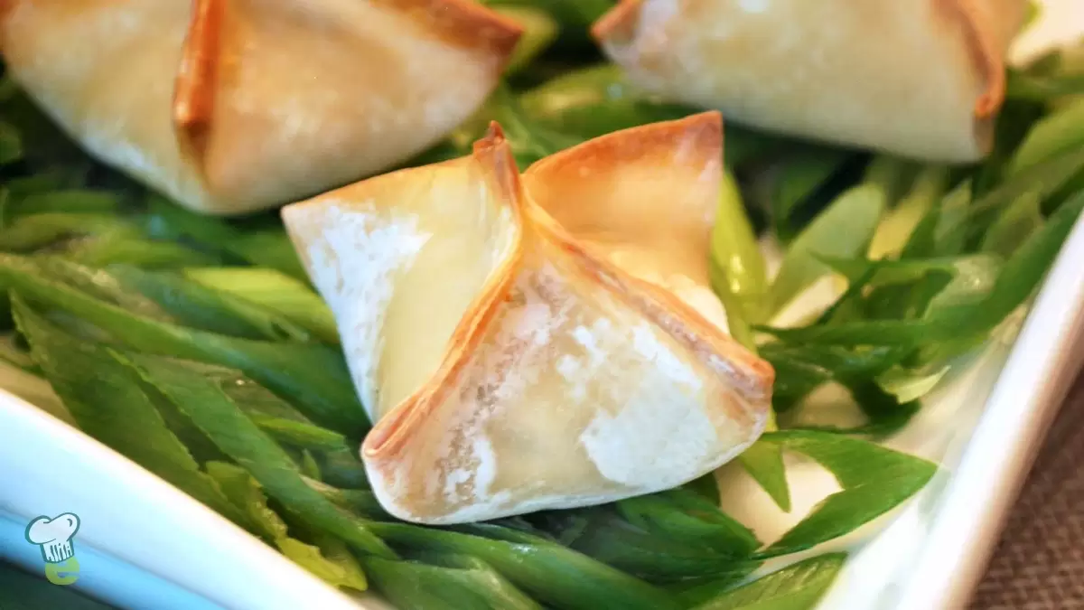 Heart Healthy Baked Crab Won Tons