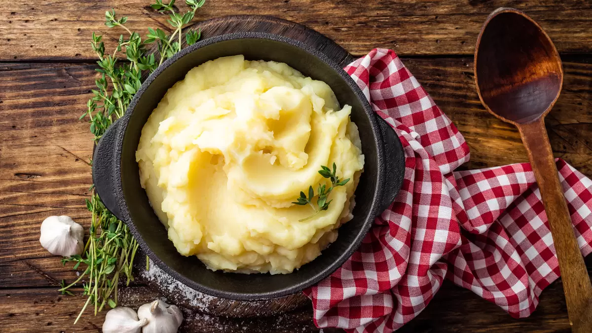Heart Healthy Garlic Mashed Potatoes