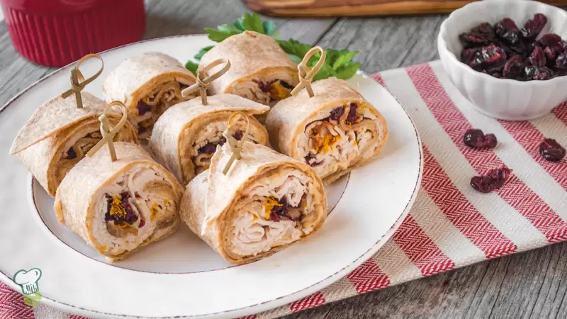 Heart Healthy Roasted Turkey Hummus Wraps
