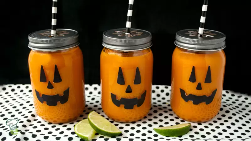 Heart Healthy Spooky Orange Smoothie