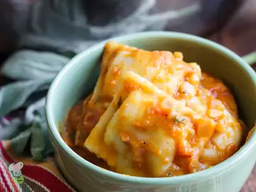 Gluten Free Pumpkin Ravioli