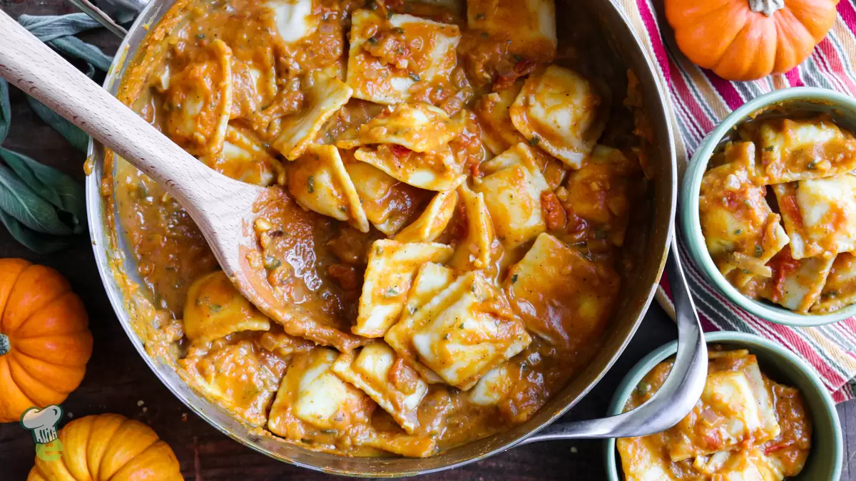 Gluten Free Pumpkin Ravioli