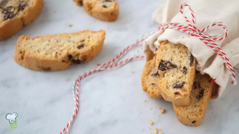 Heart Healthy Chocolate Almond Biscotti