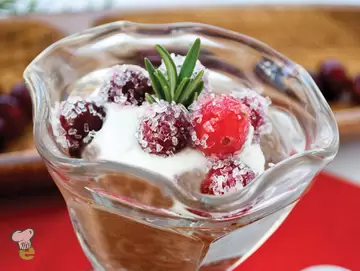 Cranberry Chocolate Pudding