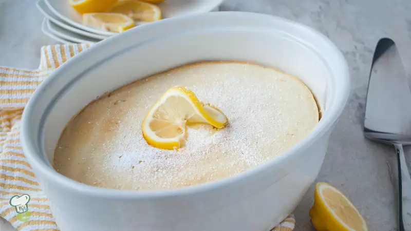 Heart Healthy Lemon Pudding Cake