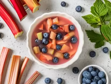 Blueberry Rhubarb Compote