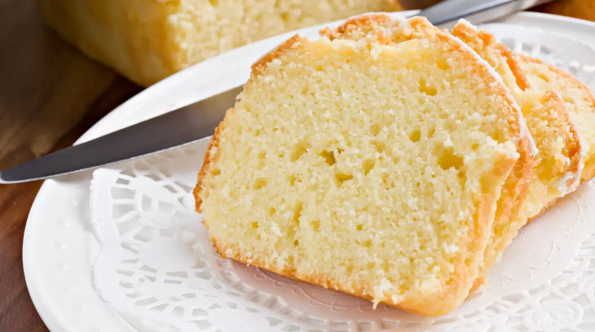 Healthy Vanilla Pound Cake