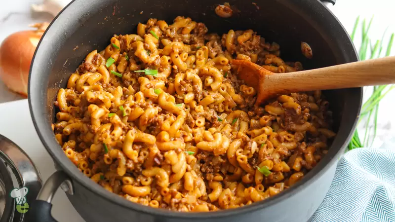 Heart Healthy Cheeseburger Macaroni (Homemade Hamburger Helper Copycat)