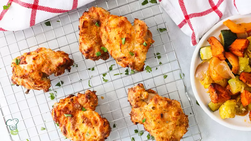 Air Fryer Buttermilk Fried Chicken Recipe