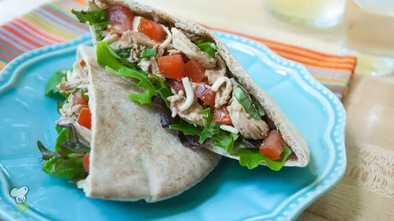 Heart Healthy Chicken Pita Sandwich