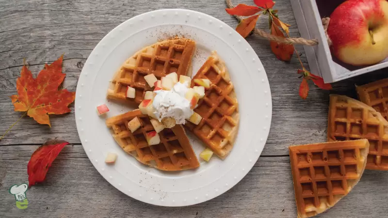 Gluten Free Spiced Waffles