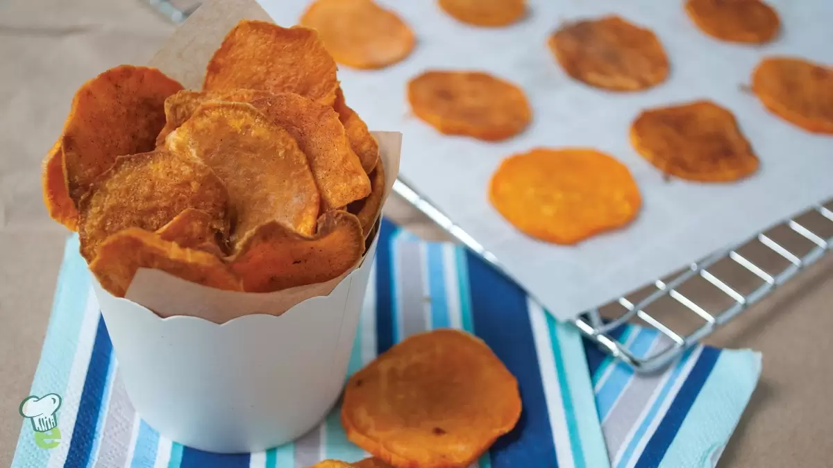 Heart Healthy Sweet Potato Chips