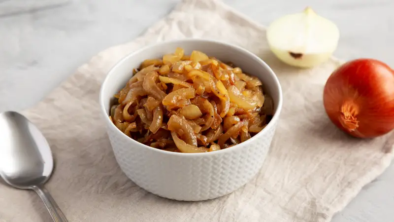 Heart Healthy Caramelized Red Onions