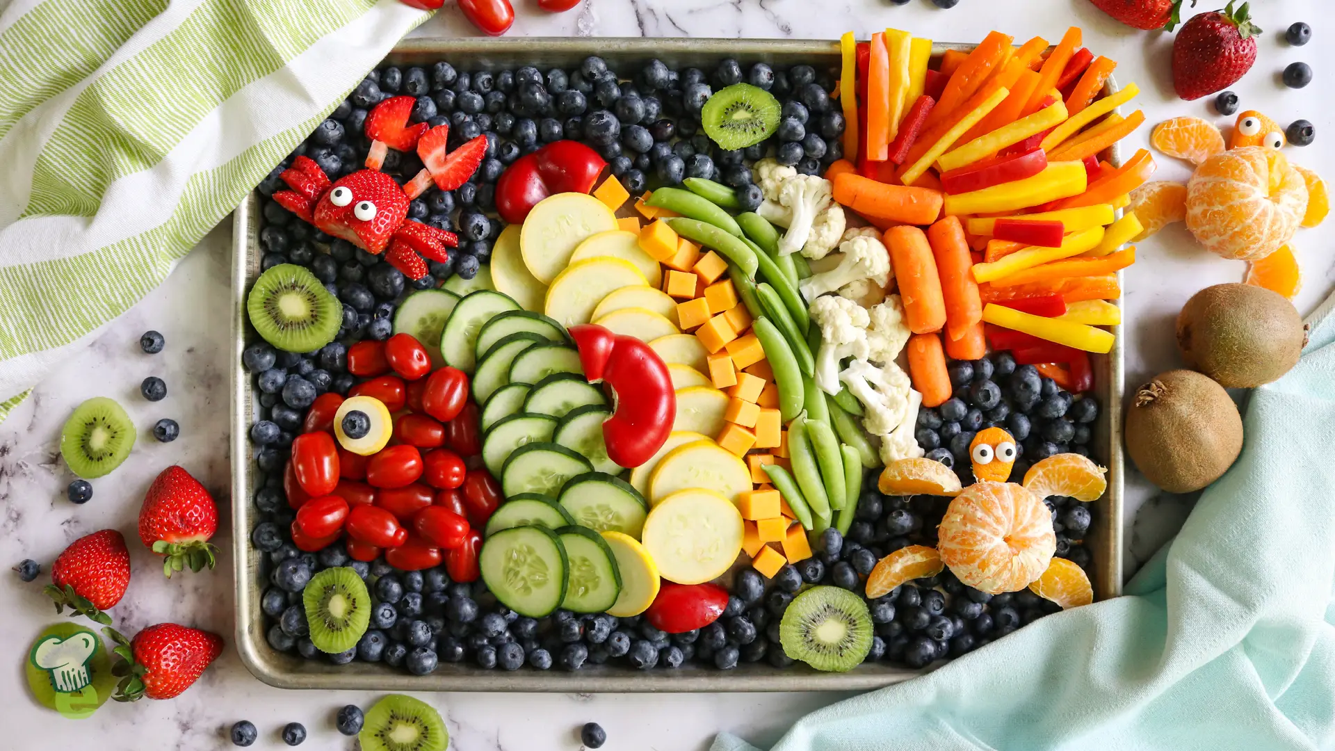 Under the Sea Veggie Tray
